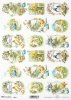 Wielkanoc, tematy wielkanocne, wiosna, kurczaczki, kurczaki, pisklęta, koszyczki, Vintage, retro, jajko, jajka, niezapominajki, wieś, bazie, kura, kury, R831, Easter, easter themes, spring, chickens, chickadees, chicks, baskets, Vintage, retro, egg, forge